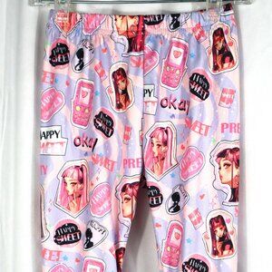 Girls 2-3Y Shein Glamour Girls Ruffle Pants Happy Sweet Makeup Pink Purple